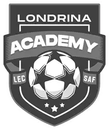 Logo Londrina Academy 2025 preto e branco